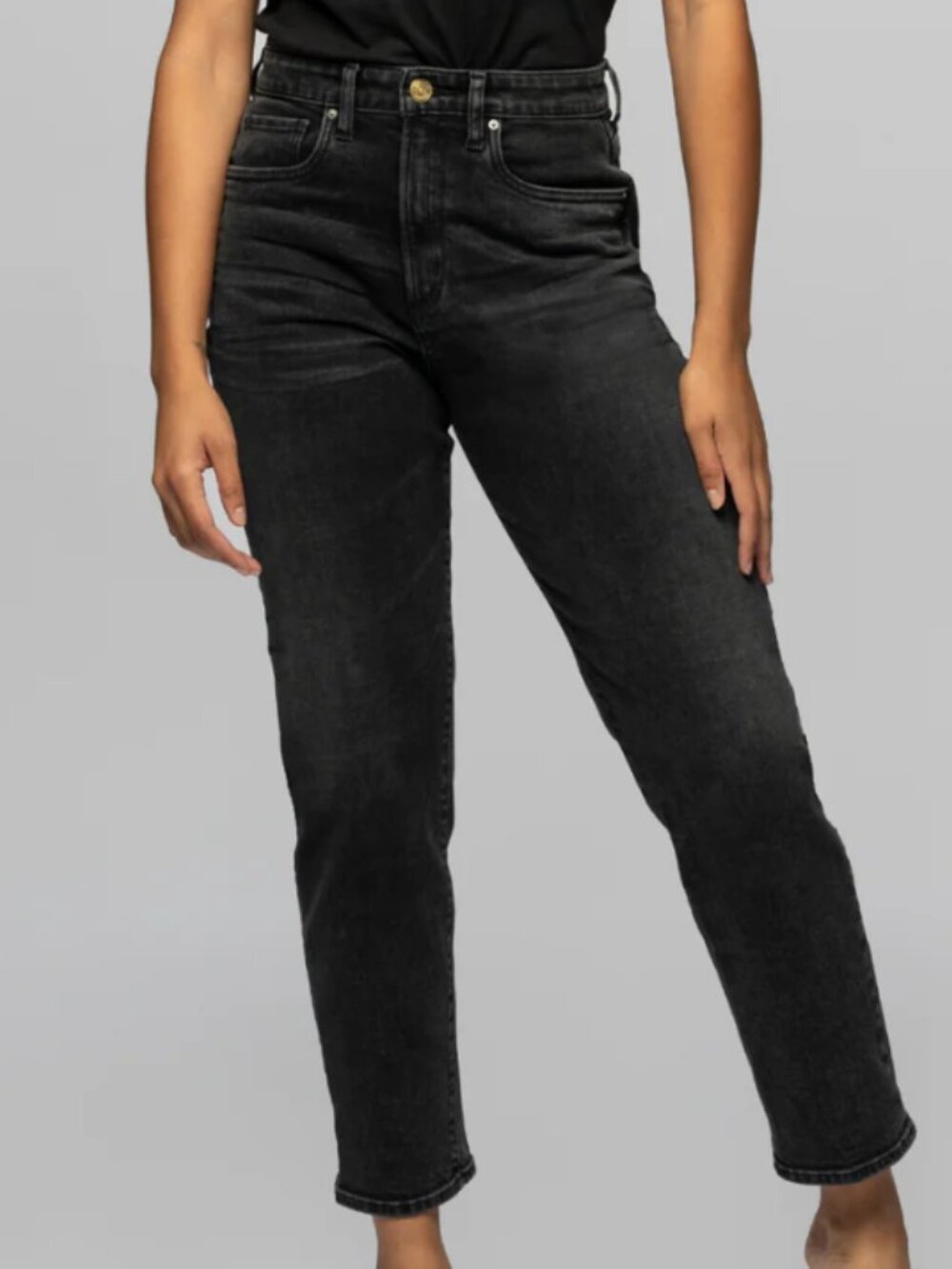 NEW Revtown - The Mom- High Rise Black Jeans